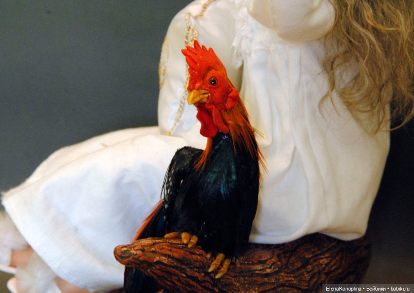 Баба Яга - сплюшка — Авторские портретные куклы по фото: галерея работ (фото 4)