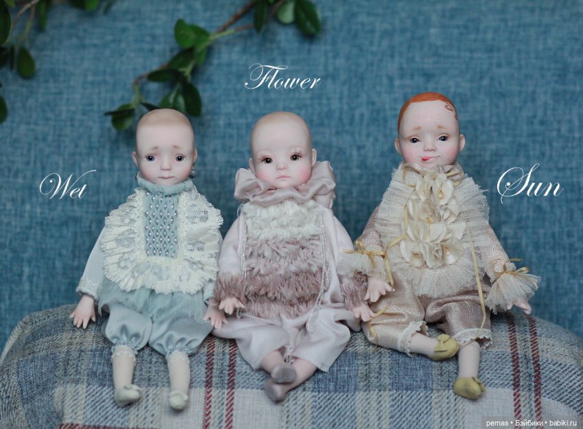 Малыш Sun — Авторские миниатюрные куклы: лепка (фото 2)