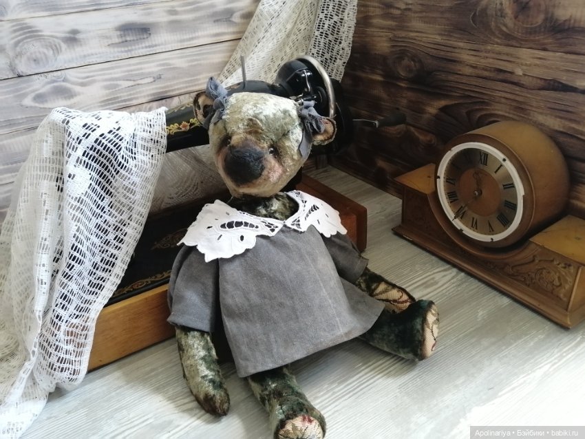 Brigitte мишка-тедди — Авторские мишки Тедди и друзья: фото