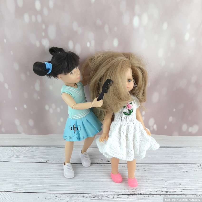 Игра в парикмахера: дети и куклодети (фото 2)