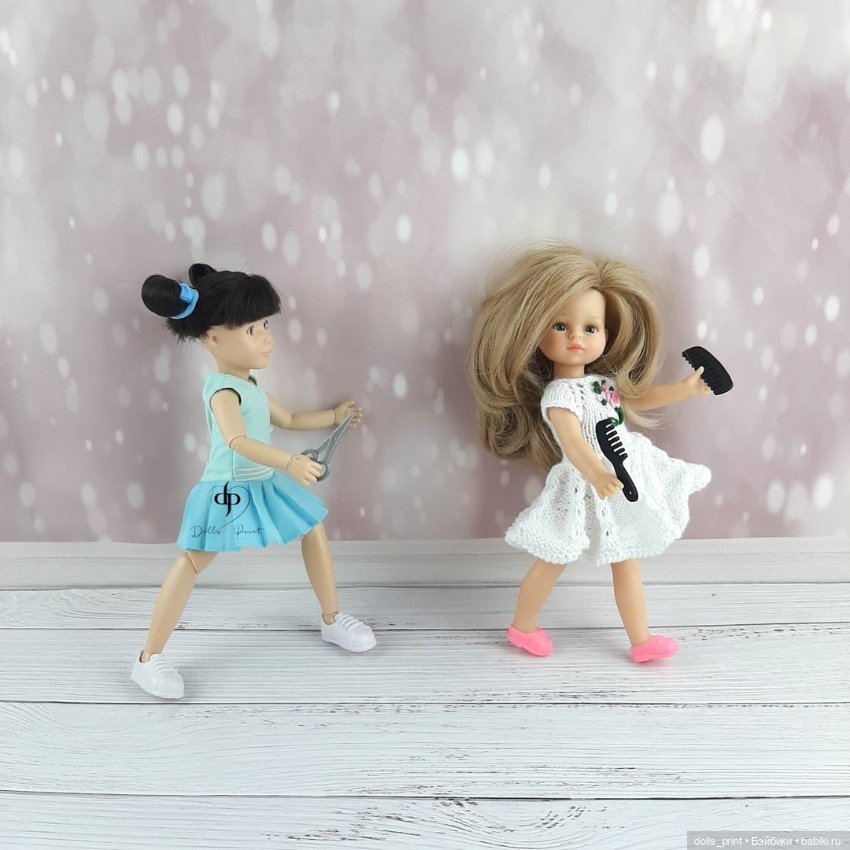 Игра в парикмахера: дети и куклодети (фото 5)