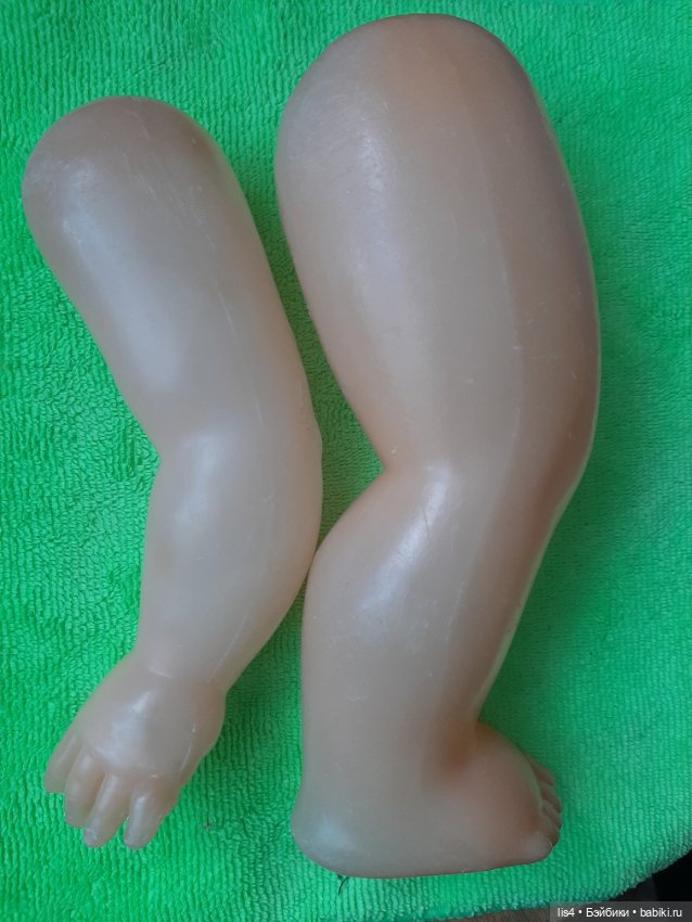 Чистим внутреннюю часть конечности