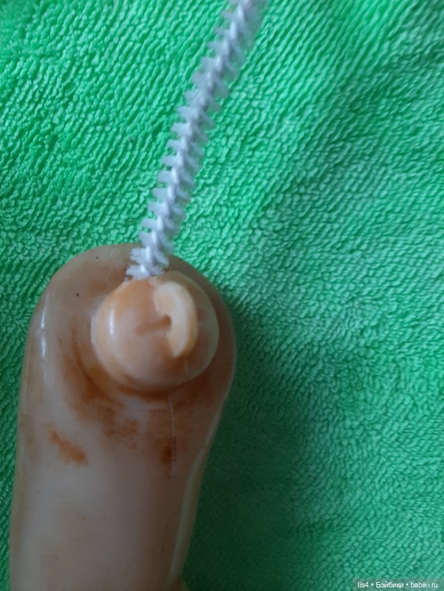 Чистим внутреннюю часть конечности (фото 7)