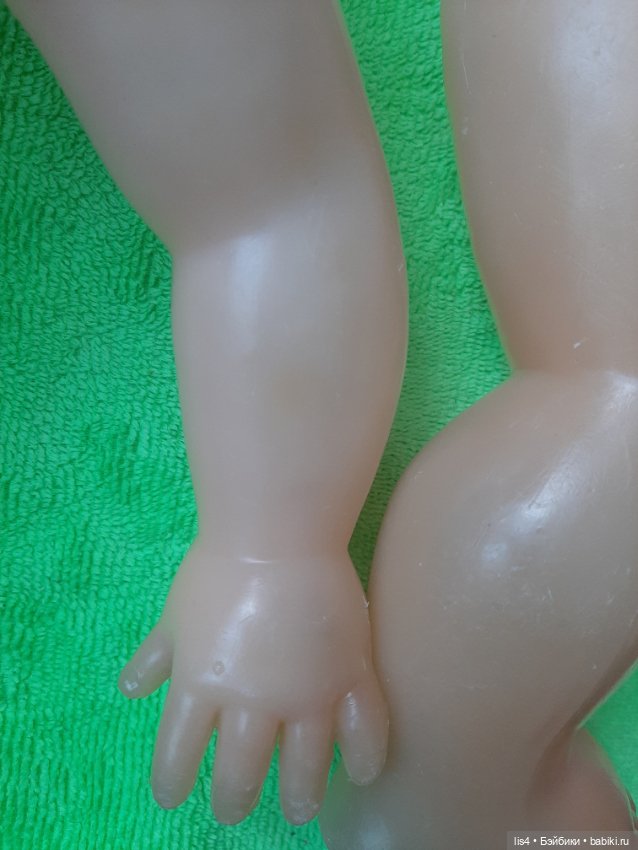 Чистим внутреннюю часть конечности