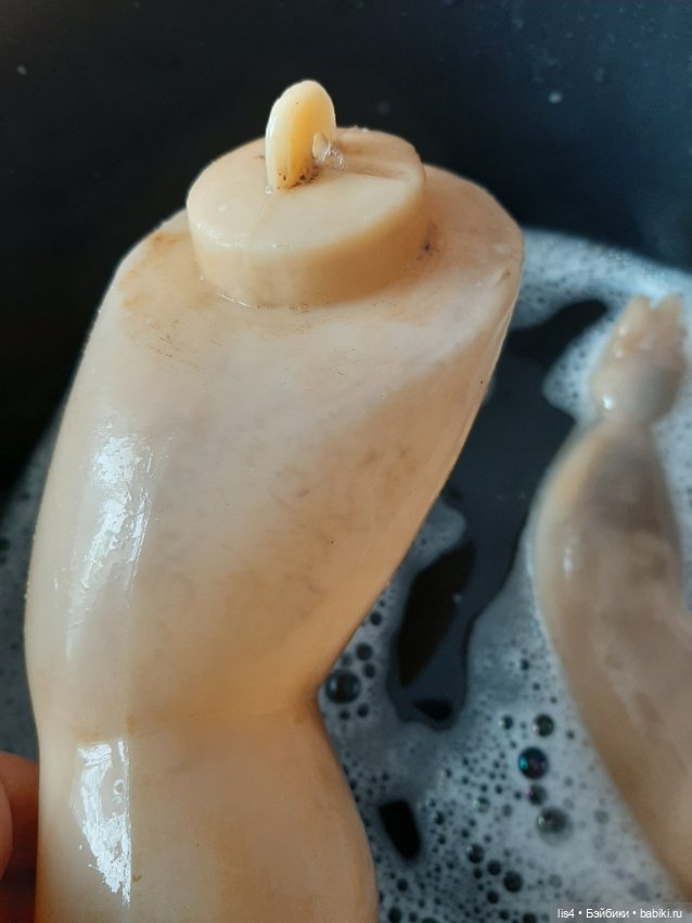 Чистим внутреннюю часть конечности (фото 8)