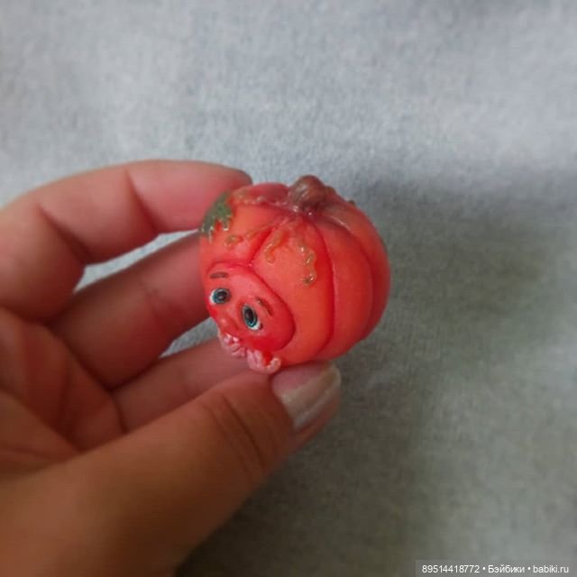 Силиконовая тыква — Авторские куклы из силикона: реалистичные (фото 3)