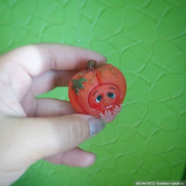 Силиконовая тыква — Авторские куклы из силикона: реалистичные