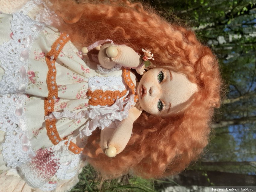 Моя первая текстильная куколка (фото 5)