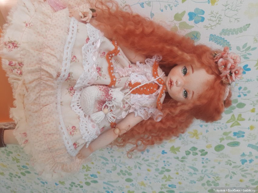 Моя первая текстильная куколка