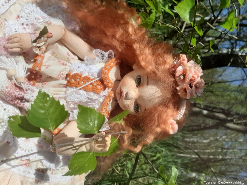 Моя первая текстильная куколка (фото 4)