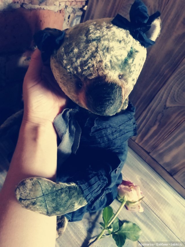 Marie, мишка из прошлого — Авторские мишки Тедди и друзья: фото (фото 3)