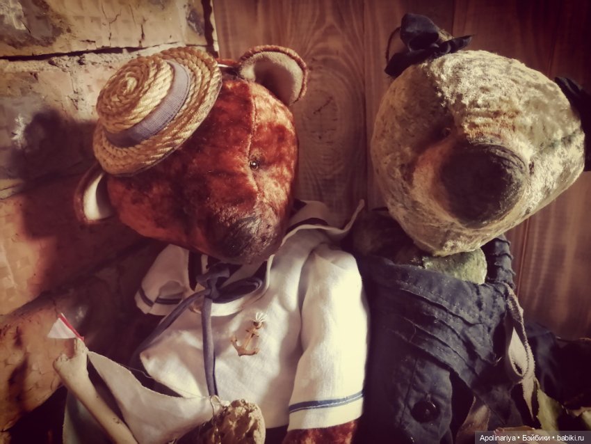 Marie, мишка из прошлого — Авторские мишки Тедди и друзья: фото (фото 10)