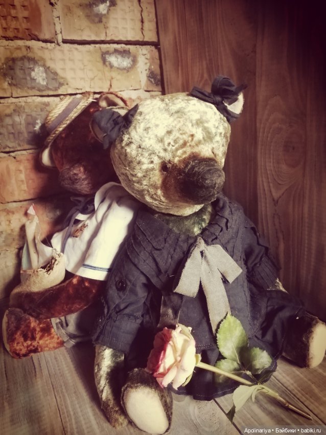 Marie, мишка из прошлого — Авторские мишки Тедди и друзья: фото