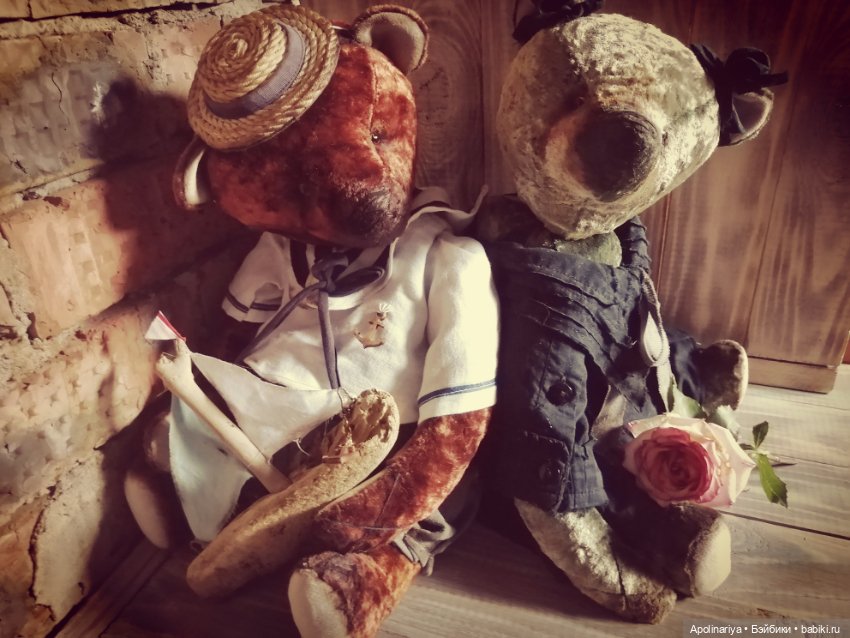 Marie, мишка из прошлого — Авторские мишки Тедди и друзья: фото (фото 7)
