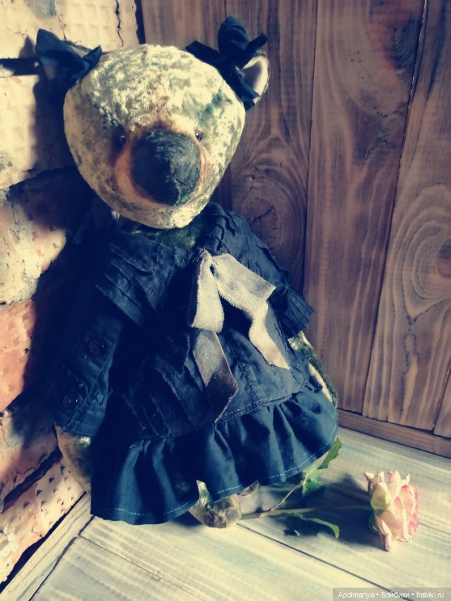 Marie, мишка из прошлого — Авторские мишки Тедди и друзья: фото (фото 2)