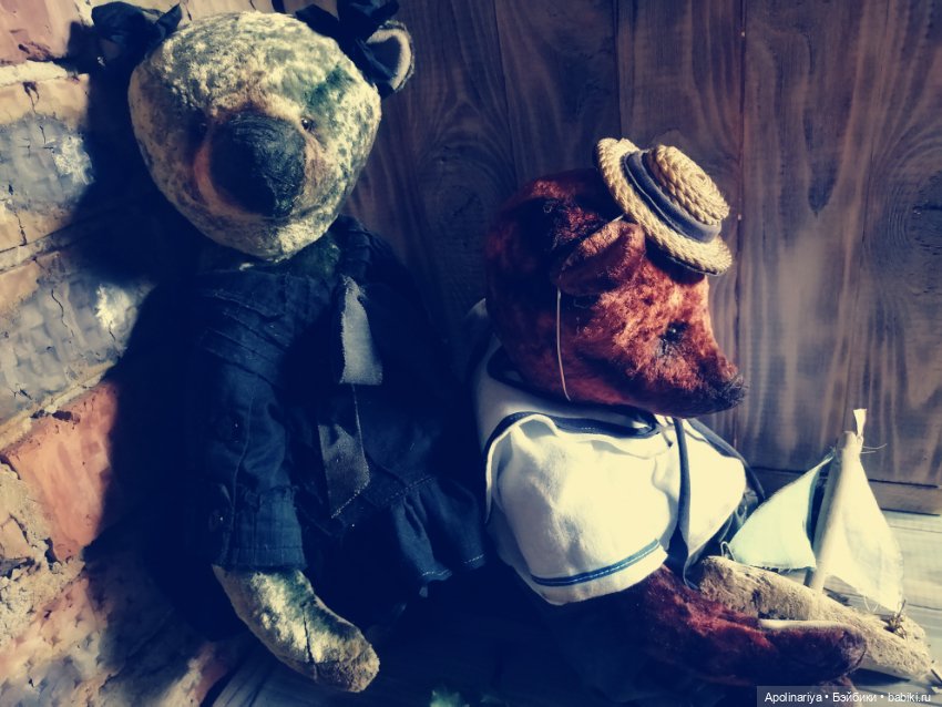 Marie, мишка из прошлого — Авторские мишки Тедди и друзья: фото (фото 4)