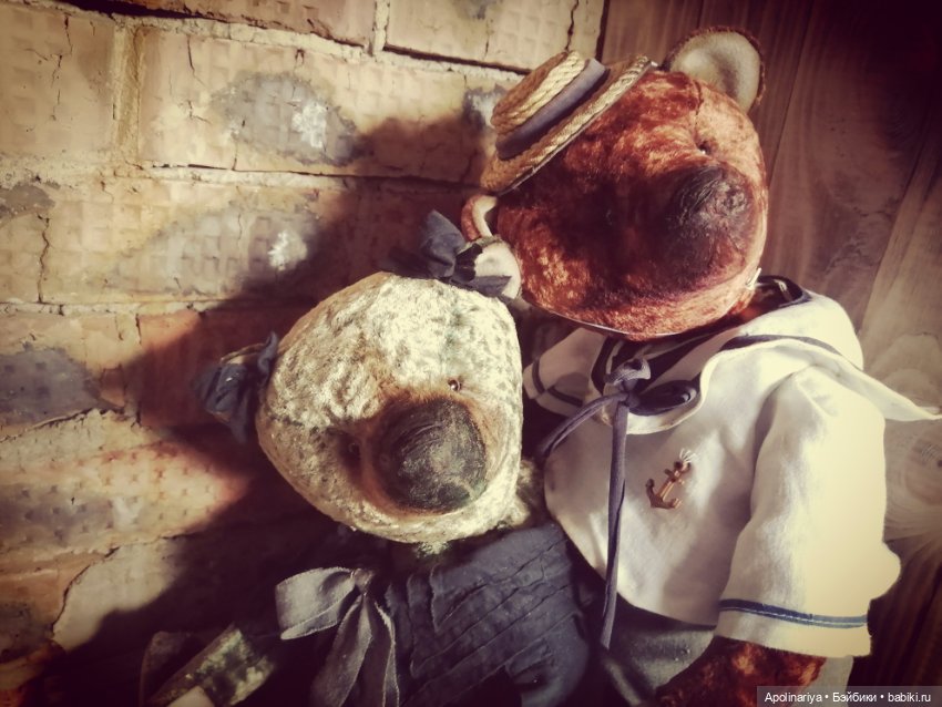 Marie, мишка из прошлого — Авторские мишки Тедди и друзья: фото