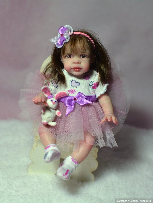 Малышка Доминика — Лепка авторских кукол: полимерная глина (фото 2)