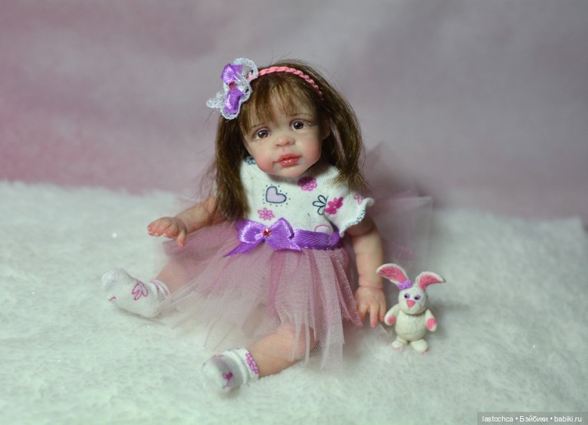 Малышка Доминика — Лепка авторских кукол: полимерная глина (фото 4)
