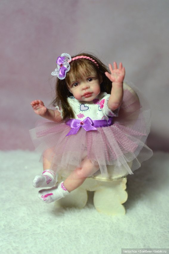 Малышка Доминика — Лепка авторских кукол: полимерная глина (фото 3)