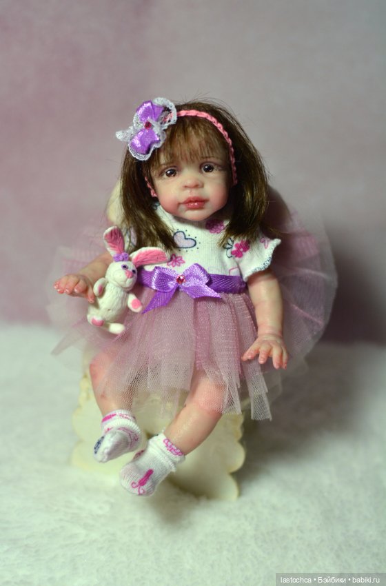 Малышка Доминика — Лепка авторских кукол: полимерная глина (фото 8)