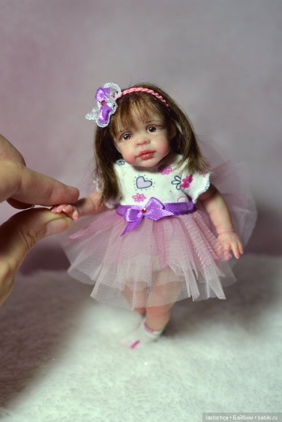 Малышка Доминика — Лепка авторских кукол: полимерная глина (фото 5)