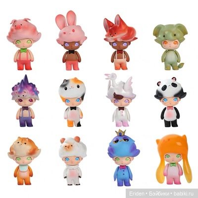 Коллекционные 8 см фигурки POPMART и другие