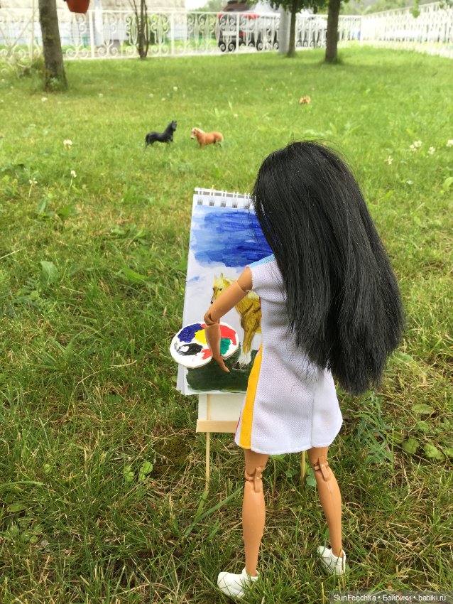 МК Миссис Бэйбики 2020. Художник анималист в работе