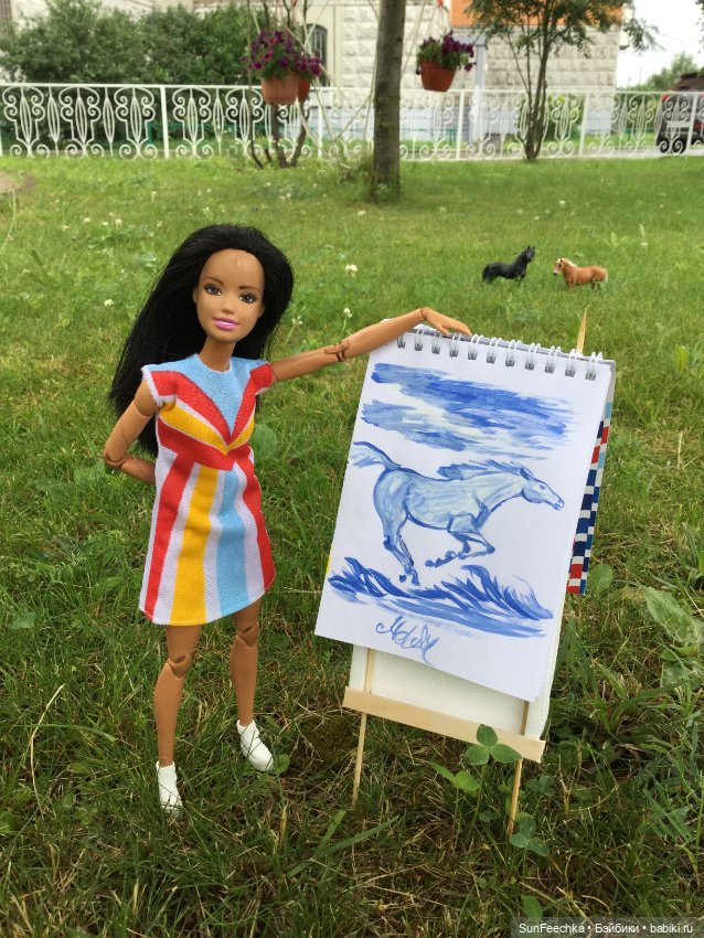 МК Миссис Бэйбики 2020. Художник анималист в работе (фото 9)