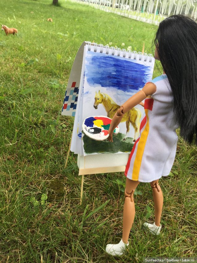 МК Миссис Бэйбики 2020. Художник анималист в работе (фото 2)