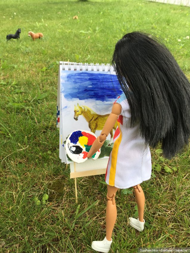 МК Миссис Бэйбики 2020. Художник анималист в работе (фото 4)