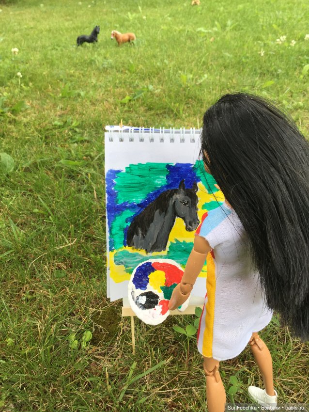 МК Миссис Бэйбики 2020. Художник анималист в работе (фото 7)