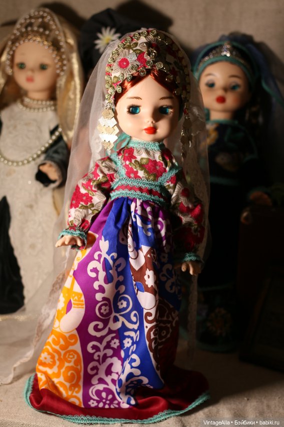 Разноцветье-нарядов — Советские винтажные куклы (СССР): Ленигрушка (фото 6)