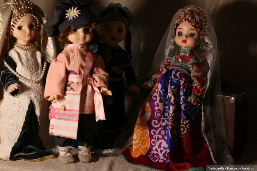 Разноцветье-нарядов — Советские винтажные куклы (СССР): Ленигрушка