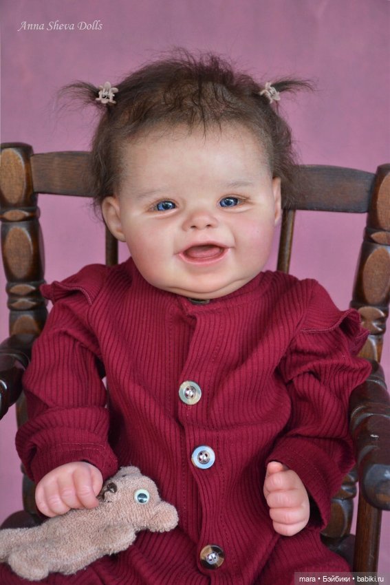 Elianna скульптора Bonnie Sieben, for Puppen Traumland, автор прототипа Anna Sheva (фото 6)