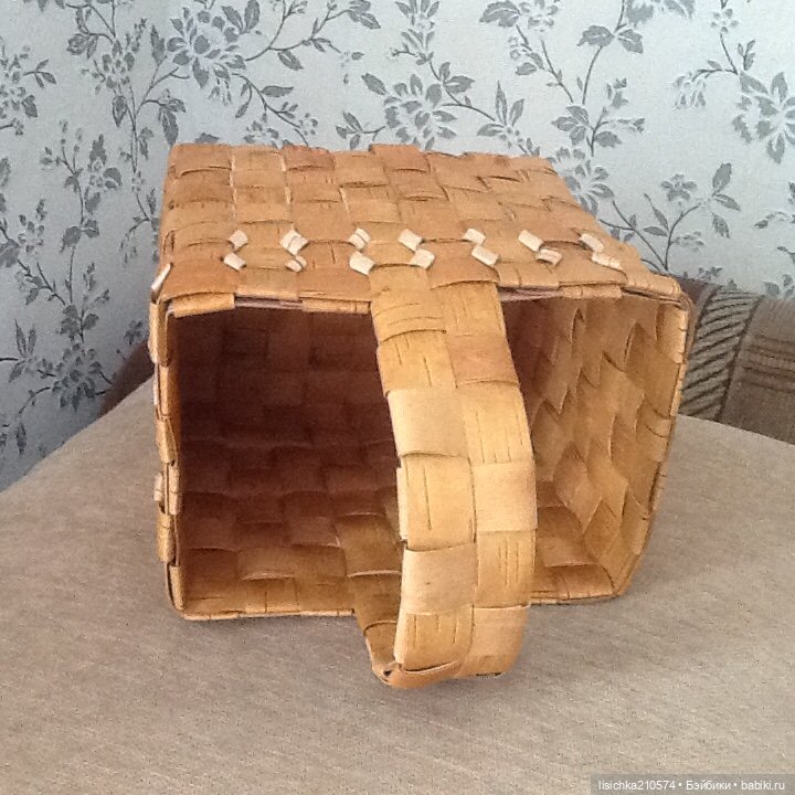 К ягодному сезону готовы! Плетение из бересты. Корзина (фото 2)
