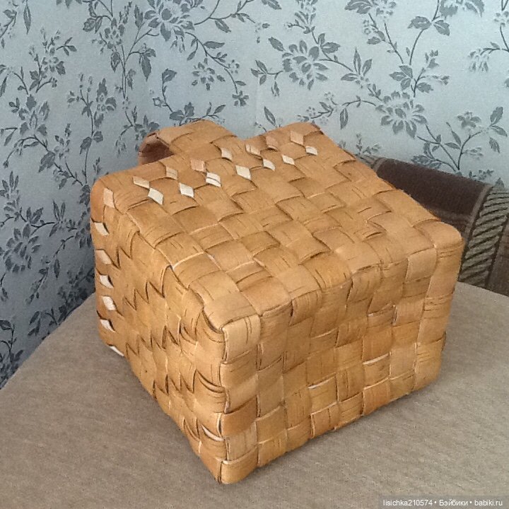 К ягодному сезону готовы! Плетение из бересты. Корзина (фото 3)