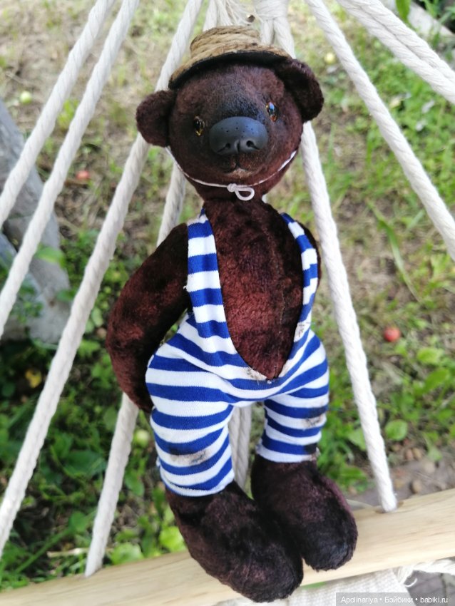 Fabien teddy-bear — Авторские мишки Тедди и друзья: фото (фото 8)