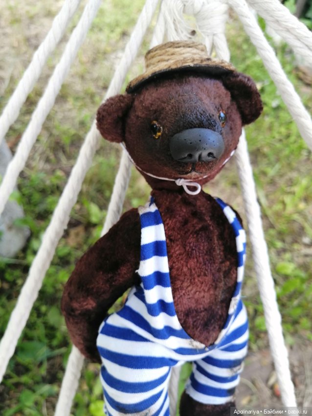 Fabien teddy-bear — Авторские мишки Тедди и друзья: фото (фото 9)