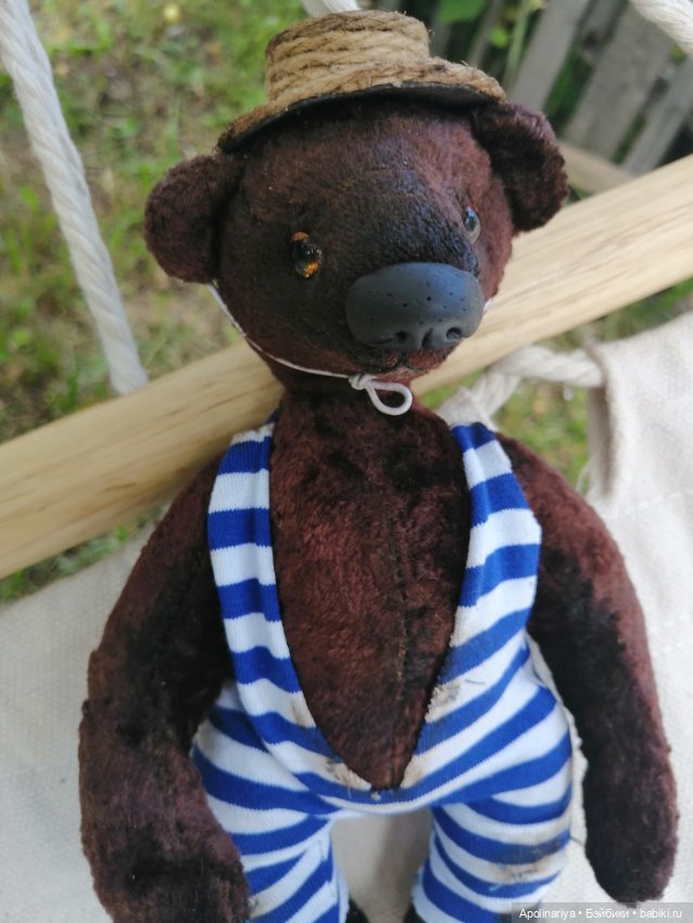 Fabien teddy-bear — Авторские мишки Тедди и друзья: фото (фото 3)