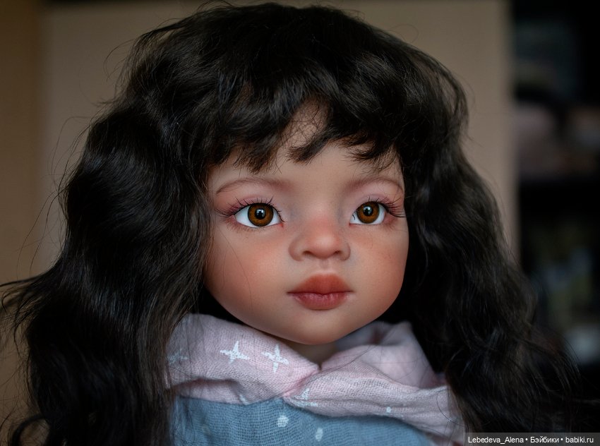 Азиаточка Лиу — ООАК Paola Reina (Паола Рейна) и испанских кукол: перерисовка (фото 2)