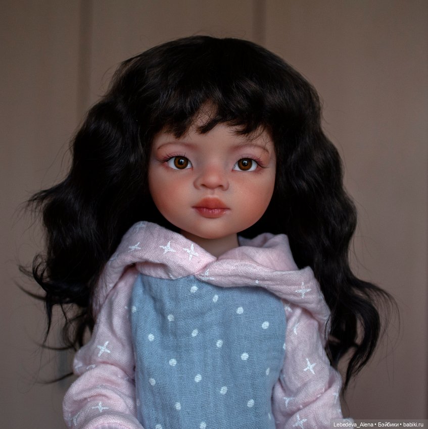 Азиаточка Лиу — ООАК Paola Reina (Паола Рейна) и испанских кукол: перерисовка