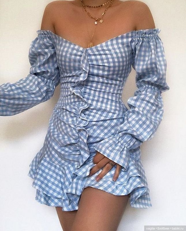 Летнее платье для стройняшек