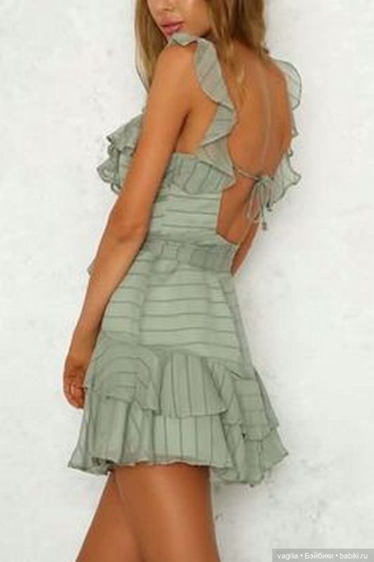 Летнее платье для стройняшек
