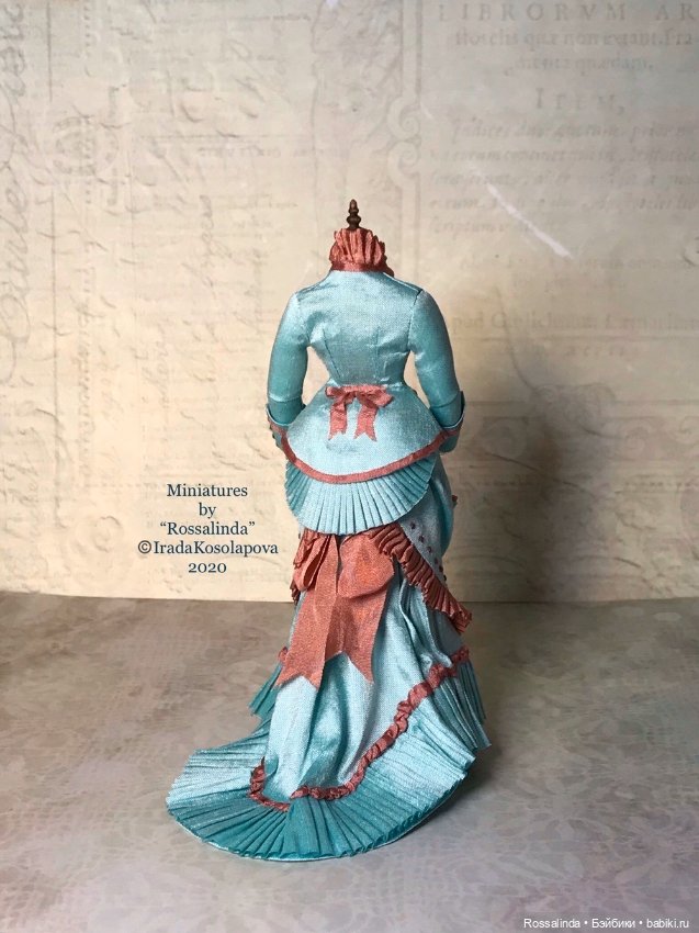 Викторианская мода в миниатюре 1:12