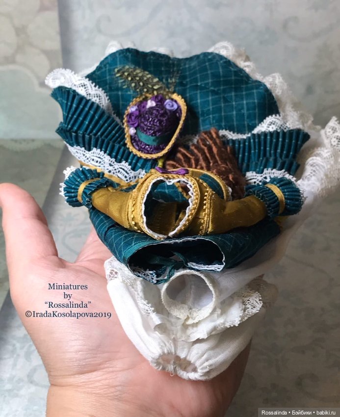 Викторианская мода в миниатюре 1:12