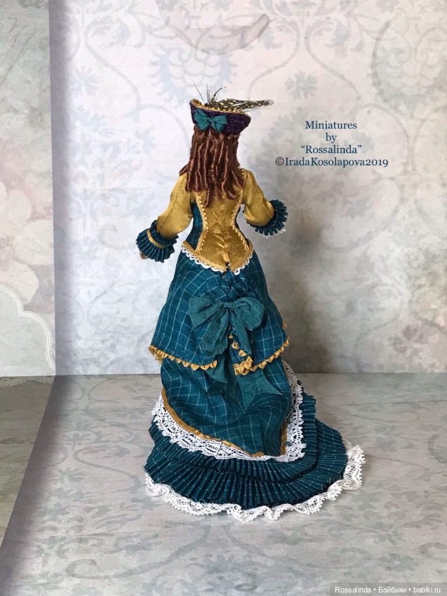 Викторианская мода в миниатюре 1:12