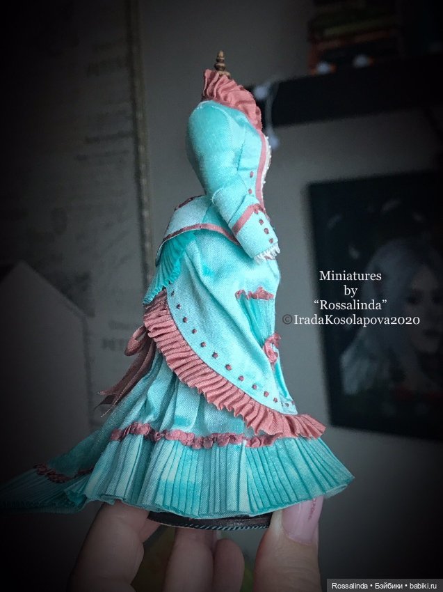 Викторианская мода в миниатюре 1:12