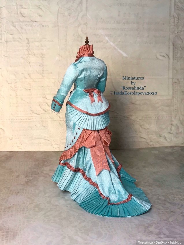 Викторианская мода в миниатюре 1:12