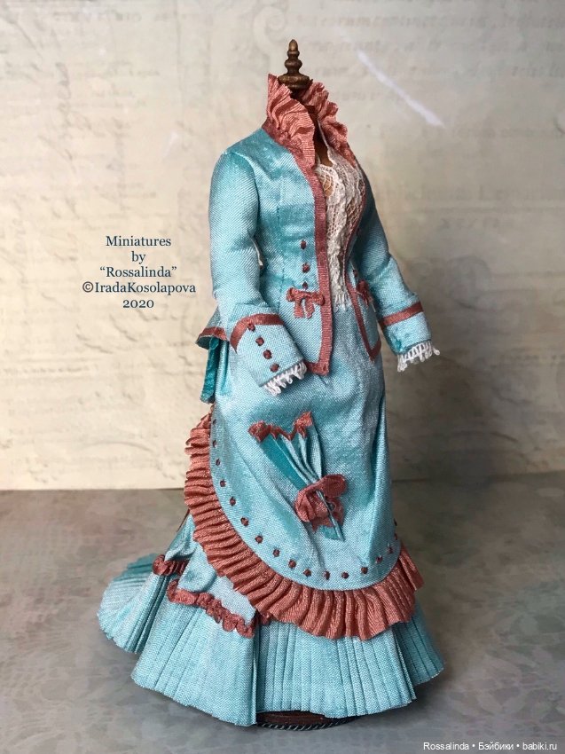 Викторианская мода в миниатюре 1:12